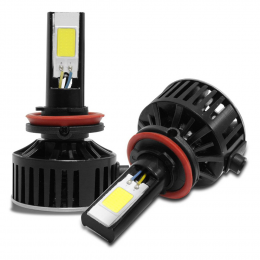 Lampada Super Led H9 6000k 3700 Lumens Col - Techone