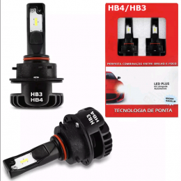 Lampada Super Led Hb3/Hb4 6500k 4400 Lumens Plus - Cinoy