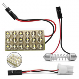 Led Lampada Torpedo E Esmagado Placa 18 Leds ( Led Alto) - Foc - Adaptador