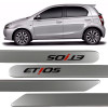 Friso Lateral Pintado Etios Prata Lua Nova - Tiger - 1