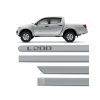 Friso Lateral Pintado L200 Triton Prata - 1