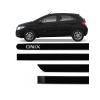 Friso Lateral Pintado Onix Preto Global - 1