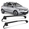 Rack Al.Etios Hatch/Sedan 13/14 Eqmax New Wave Preto - 1